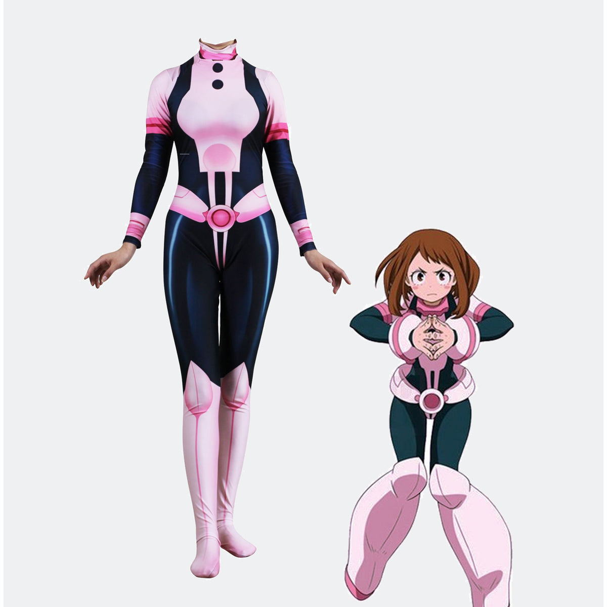 My Hero Academia Uraraka Ochako 3D printing bodysuit cosplay costume –  Happicos