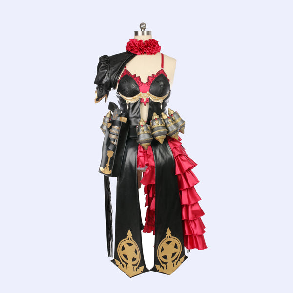 SINoALICE Cinderella Gunner Black Red Cosplay Costume